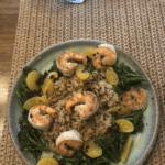Claudia's Creation with a Shrimp twist by Jane Profit Makstaller